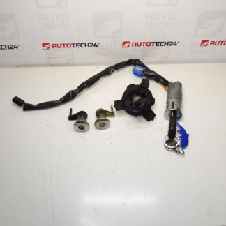 Sada zámků Peugeot 206 2 klíče 1692330580 4162NR 4162Z1
