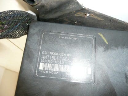 ECU ABS ESP Peugeot 206 9655960880 4541V7 4542K0 - Image 3