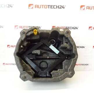 Sada nářadí hever, klíč na kola, tažné oko Peugeot 407 672599 6736C1 674414