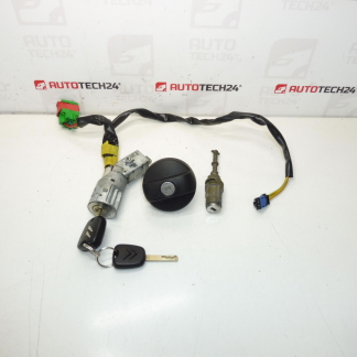 Sada zámků a 2 klíče Citroën C2 C3 4162CL 4162AH