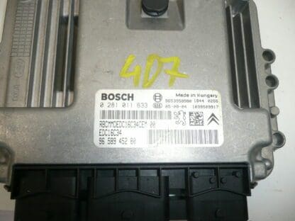 ECU VIRGINE Bosch EDC16C34 Citroën Peugeot 0281011633 9658945280 - Image 2