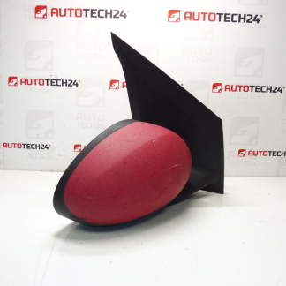 Zrcátko pravé červené Citroën C1 Peugeot 107 87910-0H010 87910-0H011