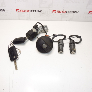 Sada zámků Citroën C8 Peugeot 807 + 2 klíče 4162KQ 4162KF
