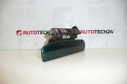 Klika levých zadních dveří Citroën Xsara zelená metalíza 9101N4