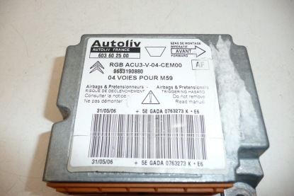 Jednotka airbagů Citroën Berlingo II 9653190880