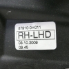 Zrcátko pravé bílé Citroën C1 Peugeot 107 87910-0H010 87910-0H011