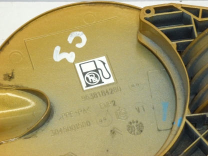 Víčko kryt nádrže Citroën C3 oranž 9638184280