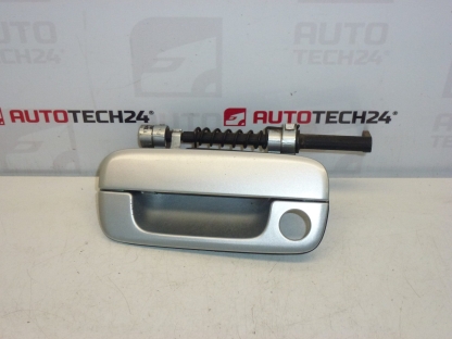 Klika z víka Citroën Berlingo stříbrná 9621858877 872072 EZRC