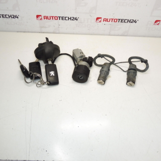Sada zámků Citroën C8 Peugeot 807 + 2 klíč 4162TA 4162KJ
