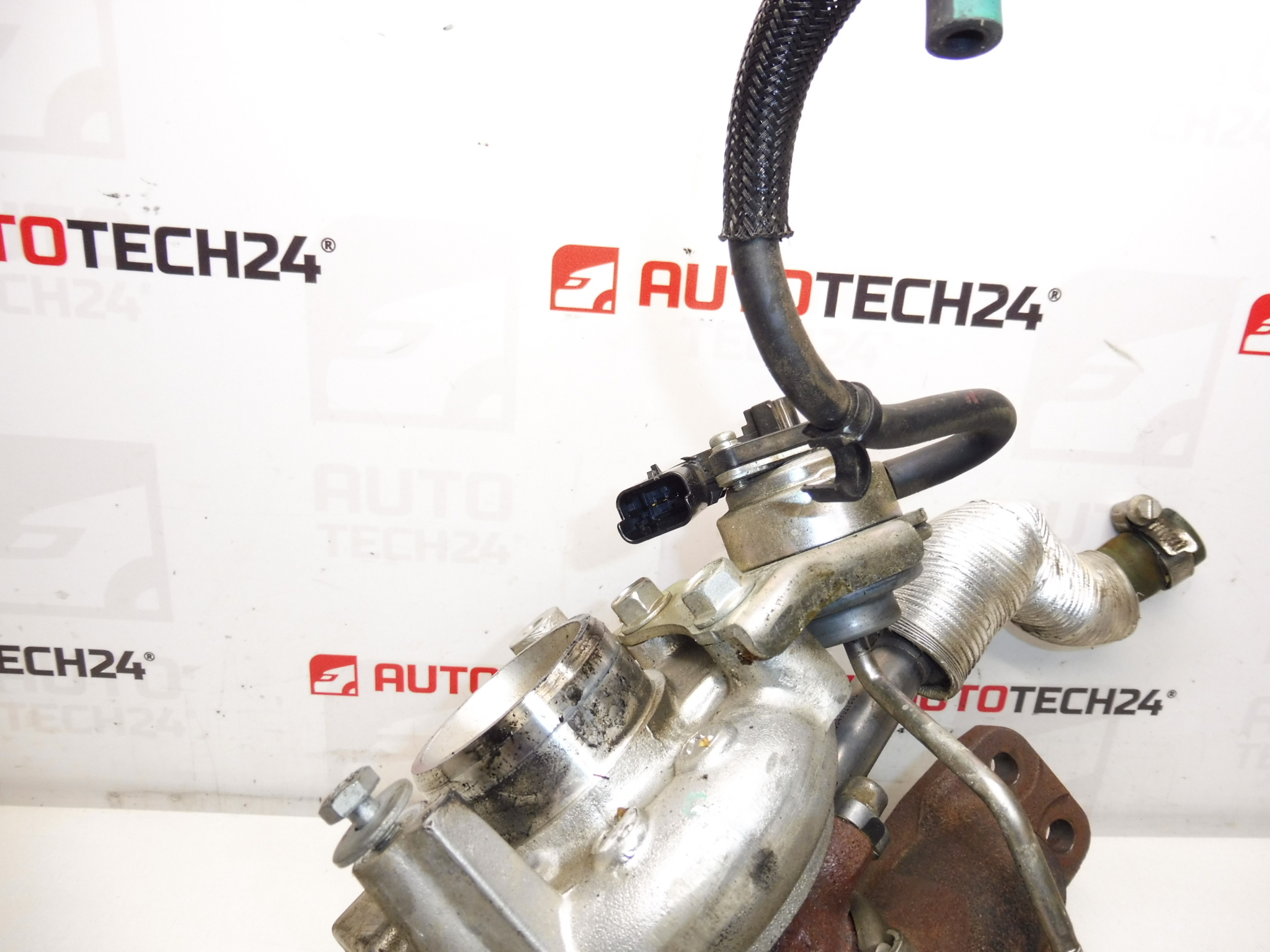 Turbo Citroën Peugeot 1.6 HDI 68KW 63 tisíc km 9673283680 TD02H2-07TVT-21 - Obrázek 2