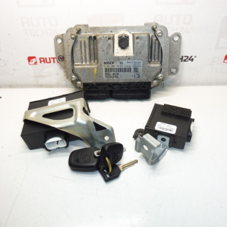 ECU motoru, Immo + dálka Citroën C1 Peugeot 107 0261S06145 6545PR 6545PN