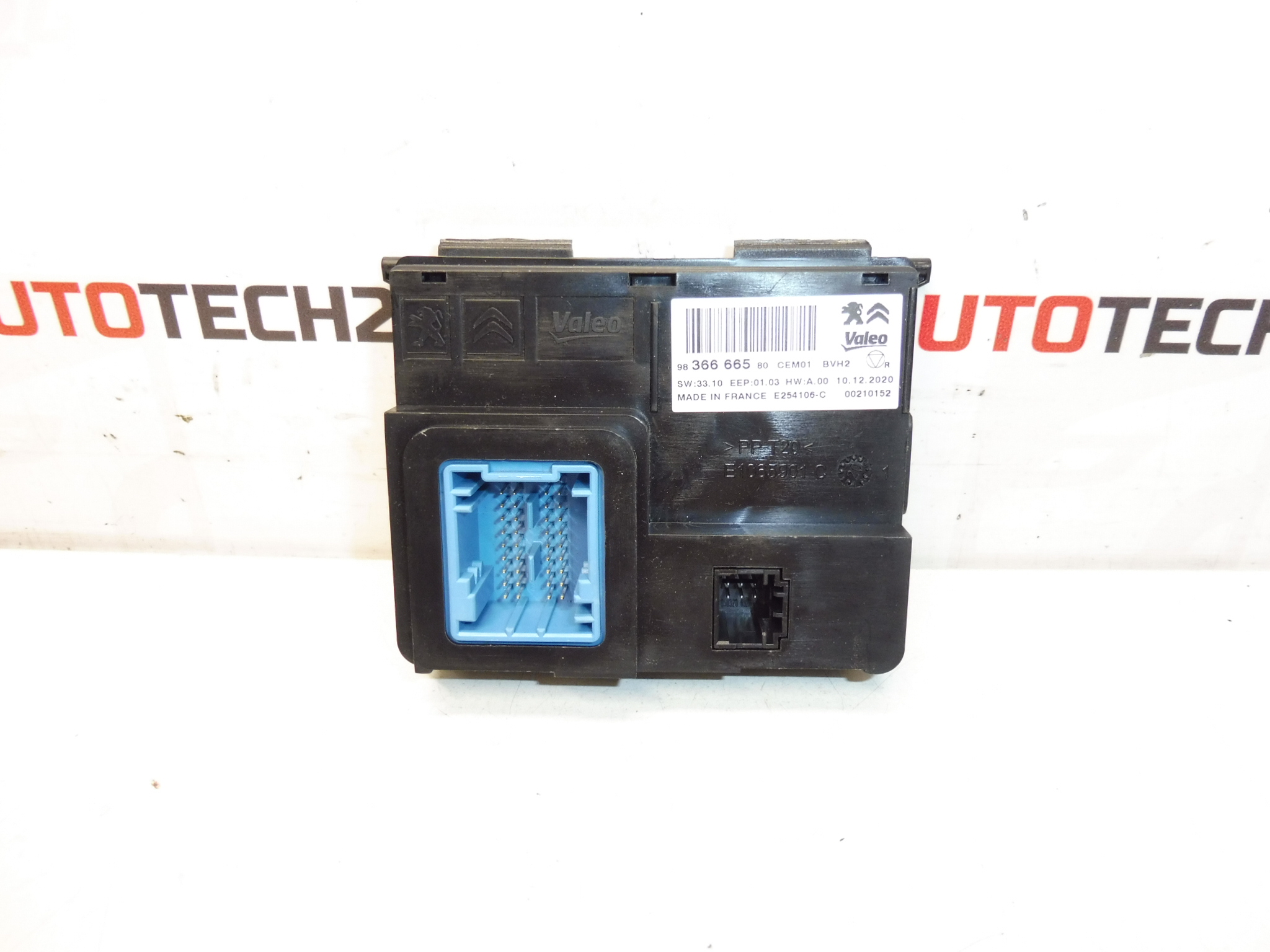 Řídící jednotka klimatizace Citroën Peugeot 9836666580 1613153580