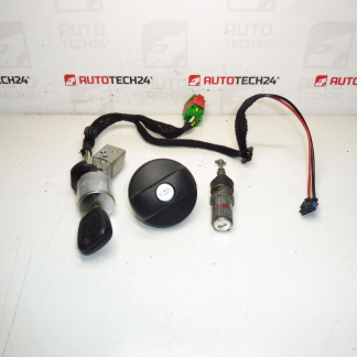 Spínací skříňka, sada zámků, 1 klíč Peugeot 307 CC 4162CQ 4162X4
