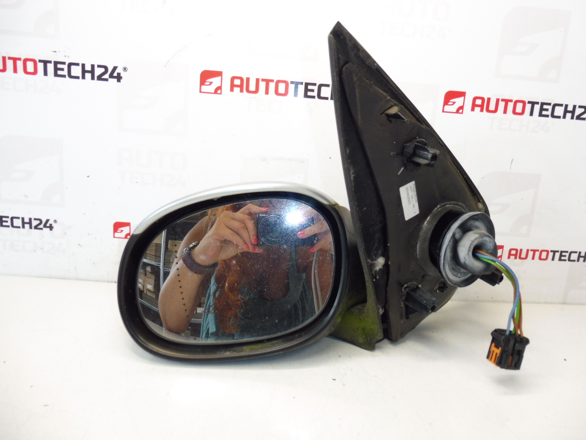 Levé zrcátko modré EZRC Peugeot 206 96480953XT 8153KQ - Obrázek 2