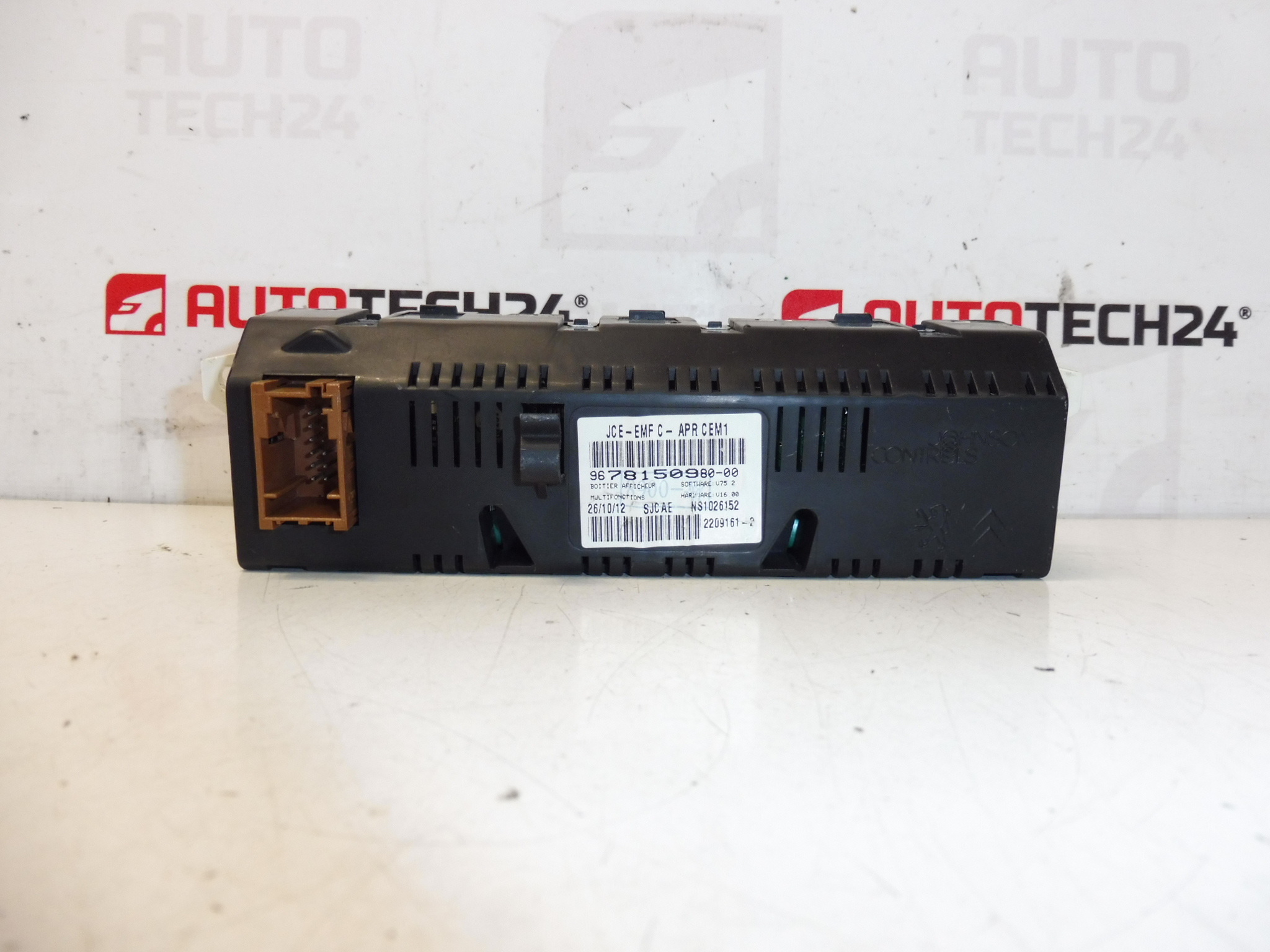 Display rádia počítače Peugeot 407 9678150980 659349 - Obrázek 2