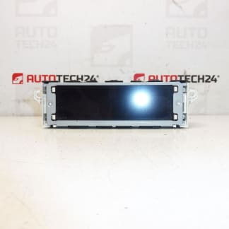 Display rádia počítače Citroën Peugeot 966631380 9821851780 6593P2