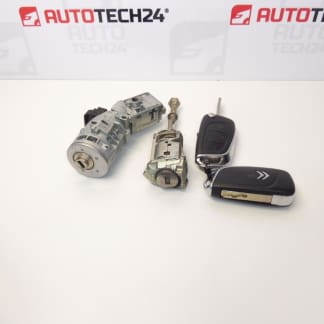 Sada zámků a 2 klíče Citroën C4 B7 4162WH 4162WK