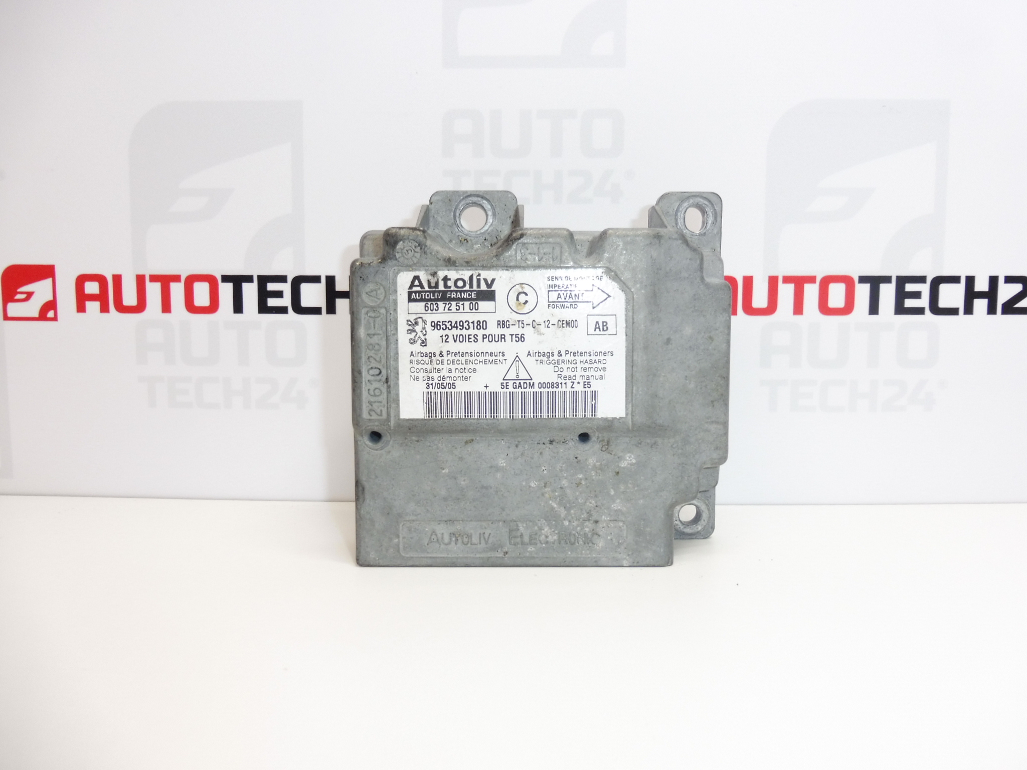 Jednotka airbagů Autoliv Peugeot 307 CC 9653493180 6545HG