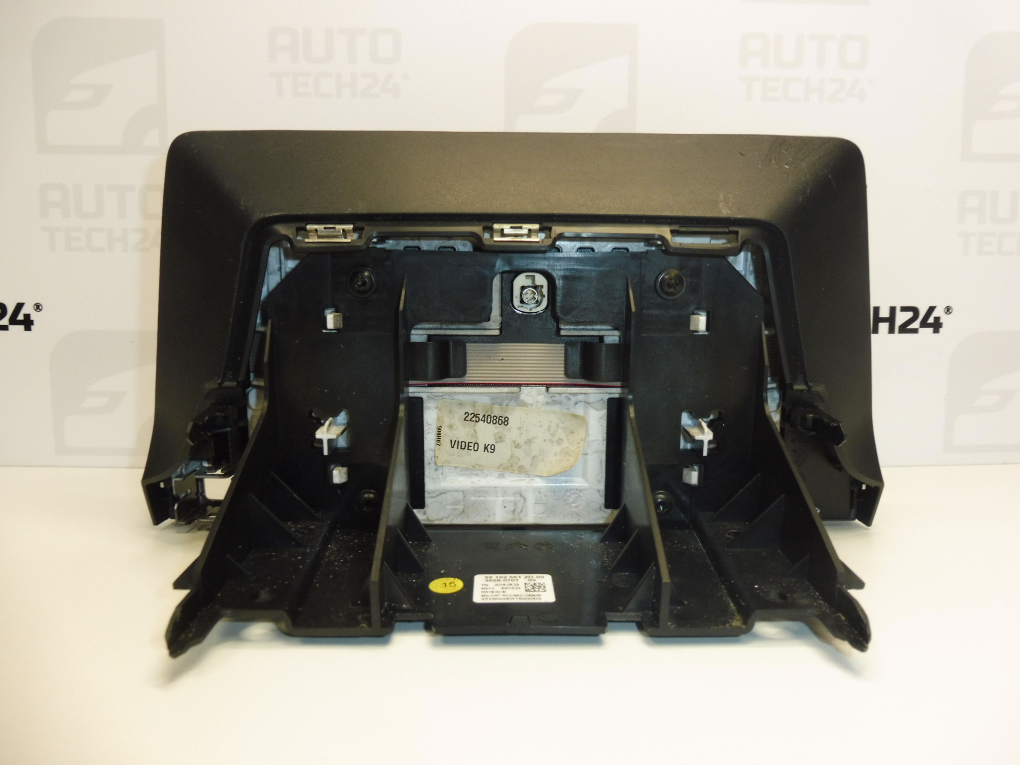 Display rádia počítače Citroen Peugeot Opel 98162661ZD - Obrázek 2